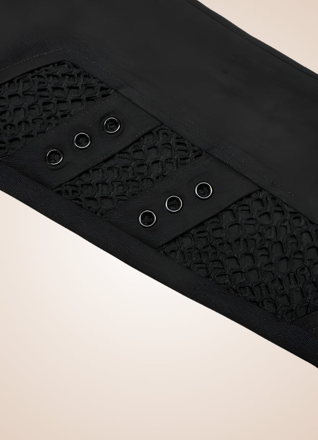 Gothic Punk Hollow Mesh Pants Black / 2XL gothic-punk-hollow-mesh-pants-black