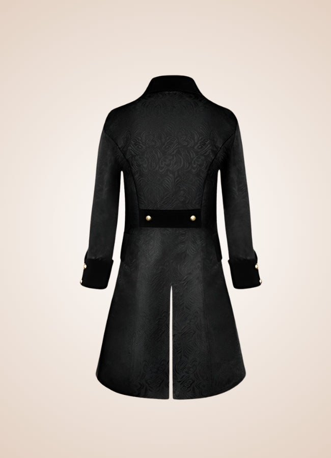 Gothic Steampunk Coat Black / 3XL gothic-steampunk-coat-black