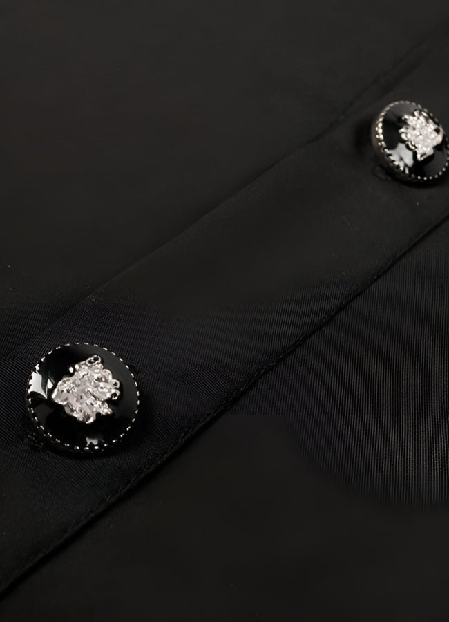 Gothic Vintage Black Shirt Black / XL gothic-vintage-black-shirt-black