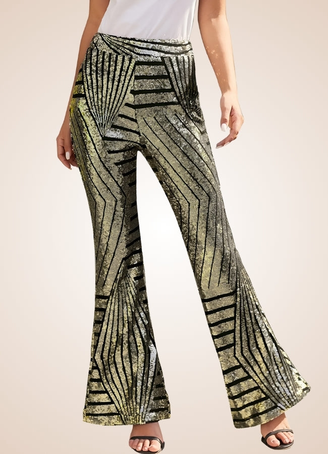 Gothic Vintage Sequin Pants Gold / XL gothic-vintage-sequin-pants-gold