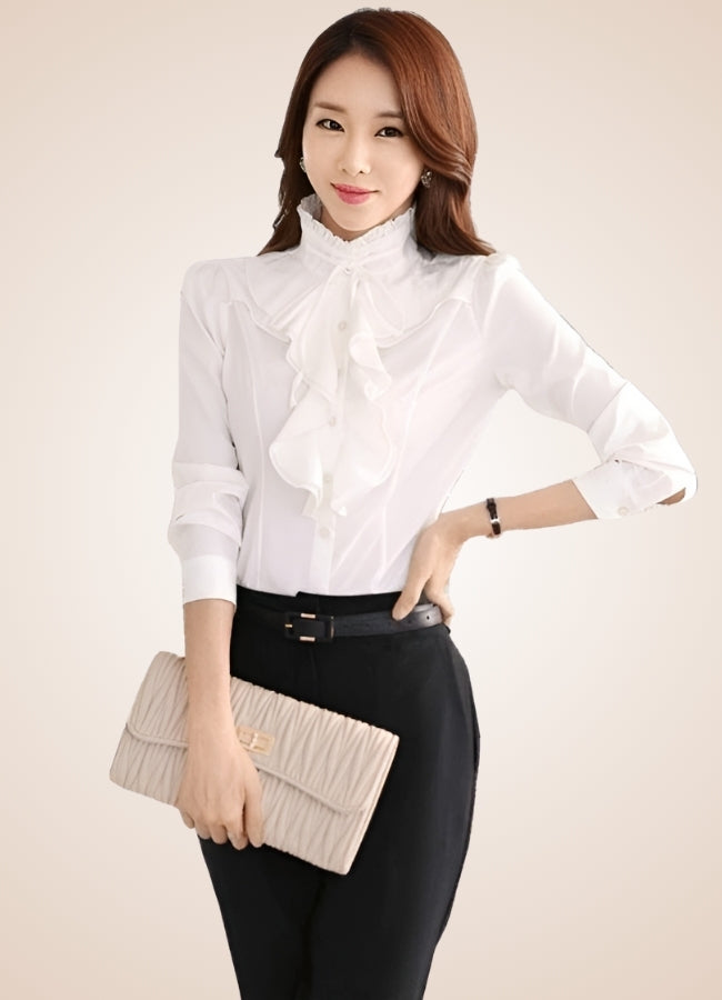 Long Sleeve Victorian Ruffled Shirt Steampunk Outfit Long Sleeve Victorian Ruffled Shirt Steampunk Outfit
