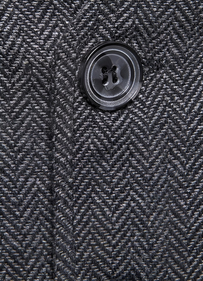 Men's Steampunk Vintage Vest Dark Gray / XL mens-steampunk-vintage-vest-dark-gray
