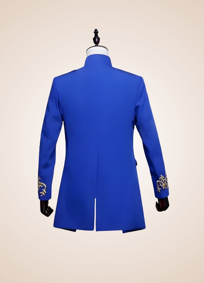 Noble Steampunk Coat Blue / 2XL noble-steampunk-coat-blue