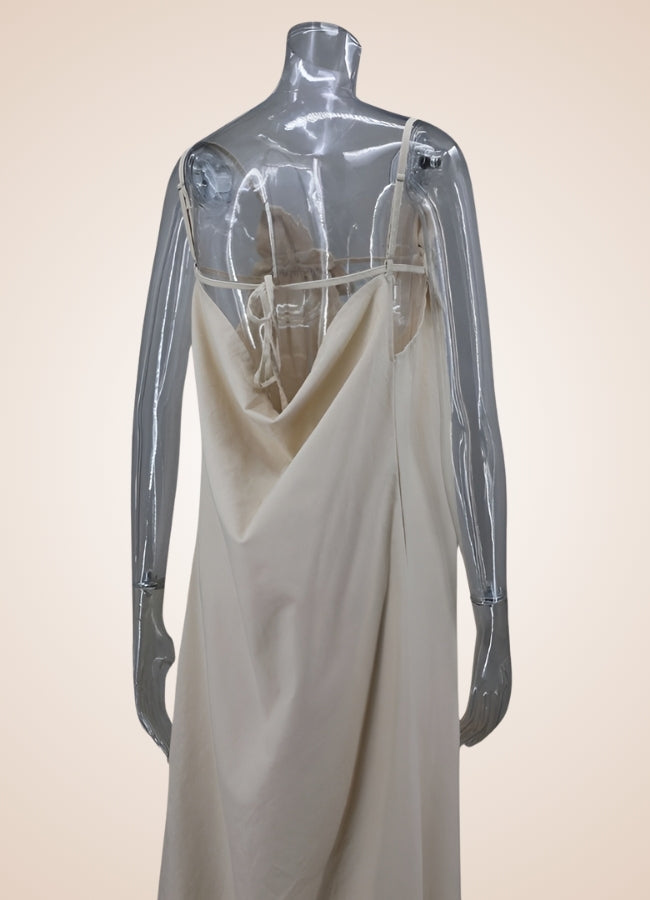 Steampunk Apricot Long Dress Apricot / M steampunk-apricot-long-dress-apricot