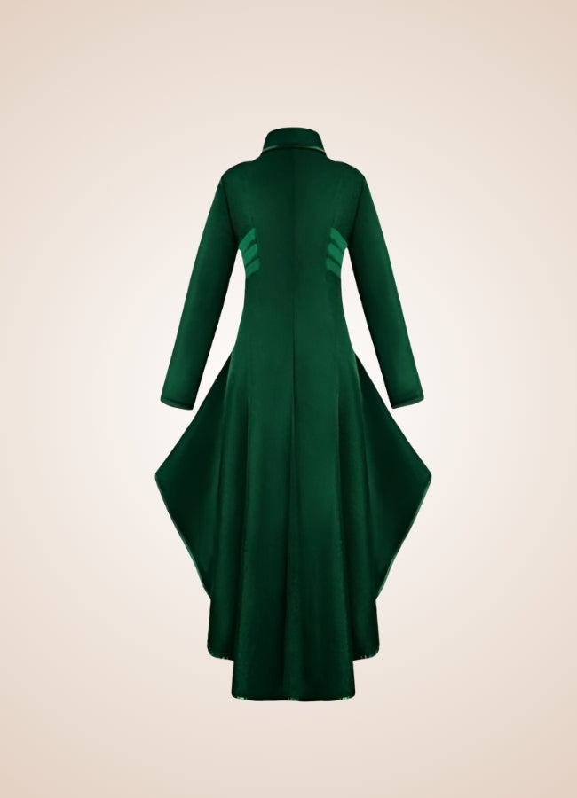 Steampunk Medieval Redingote Dress Green / 2XL steampunk-medieval-redingote-dress-green