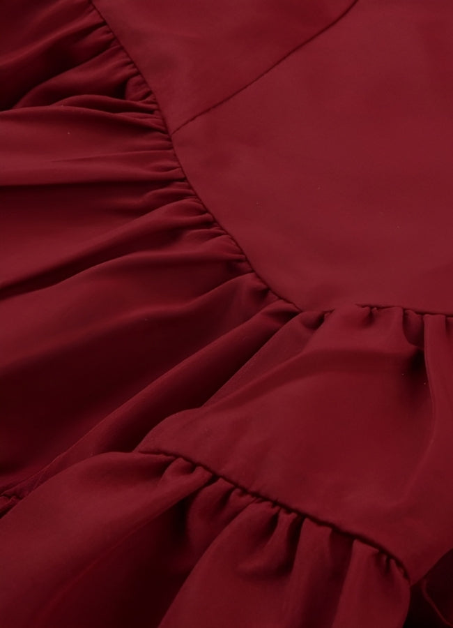 Steampunk Red Lolita Dress Red / M steampunk-red-lolita-dress-red