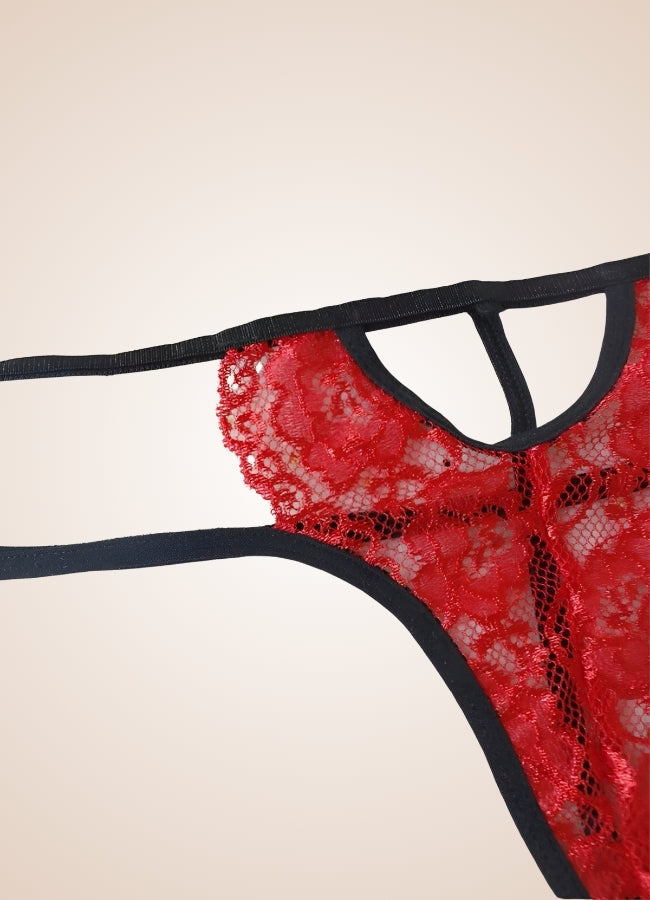 Steampunk Victorian Lace Babydoll Lingerie Red / XL steampunk-victorian-lace-babydoll-lingerie-red