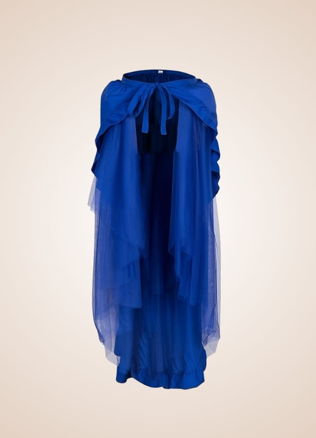Steampunk Victorian Pleated Skirt Blue / 5XL steampunk-victorian-pleated-skirt-blue
