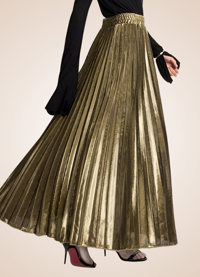 Victorian Classic Maxi Skirt Gold / XL victorian-classic-maxi-skirt-gold