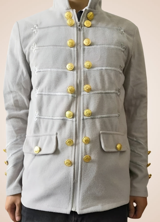 Vintage Gothic Military Jacket Lght Grey / 4XL vintage-gothic-military-jacket-lght-grey