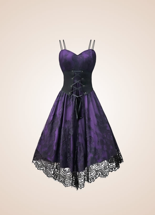 Vintage Underbust Corset Dress – Steampunk Outfit Vintage Underbust Corset Dress – Steampunk Outfit