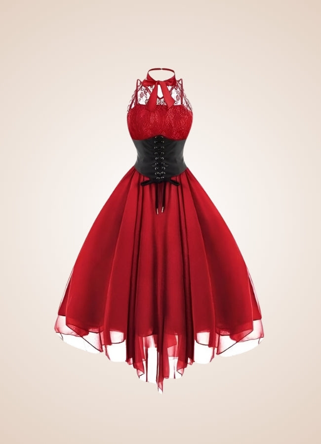 Women's Collar Steampunk Dress