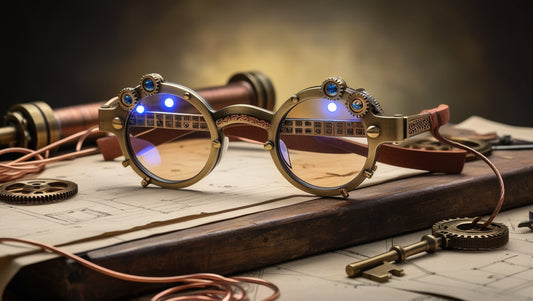 Steampunk Glasses: A Vision of 19th-Century Innovation