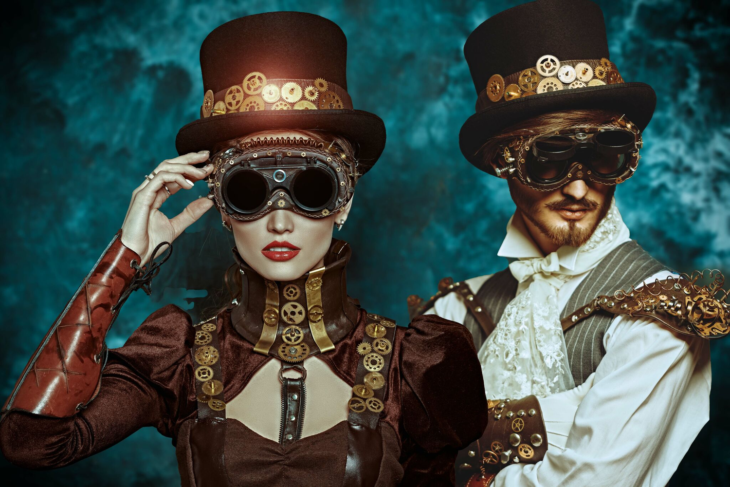 Steampunk Costume for Men and Women