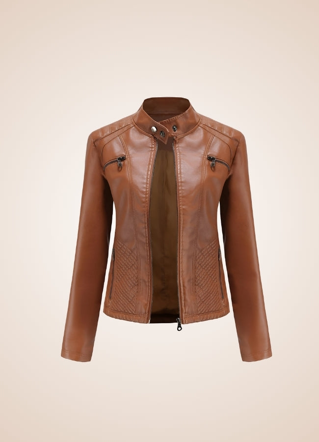 Biker-style Steampunk Jacket Brown / 2XL biker-style-steampunk-jacket-brown