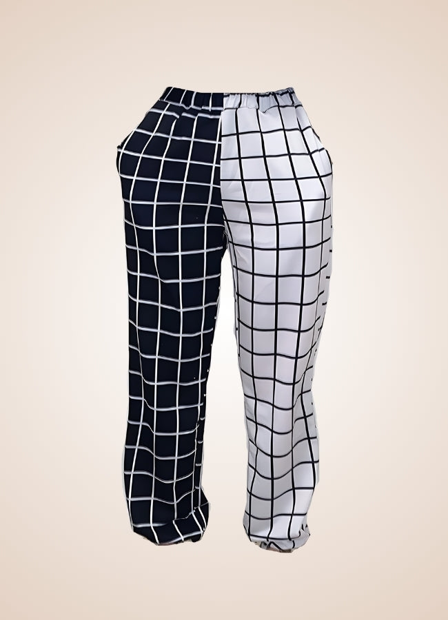 Black And White Steampunk Jogger Pants Black / L black-and-white-steampunk-jogger-pants-black