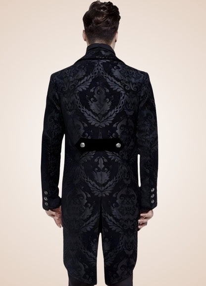 Black Gothic Steampunk Tailcoat Black / 3XL black-gothic-steampunk-tailcoat-black