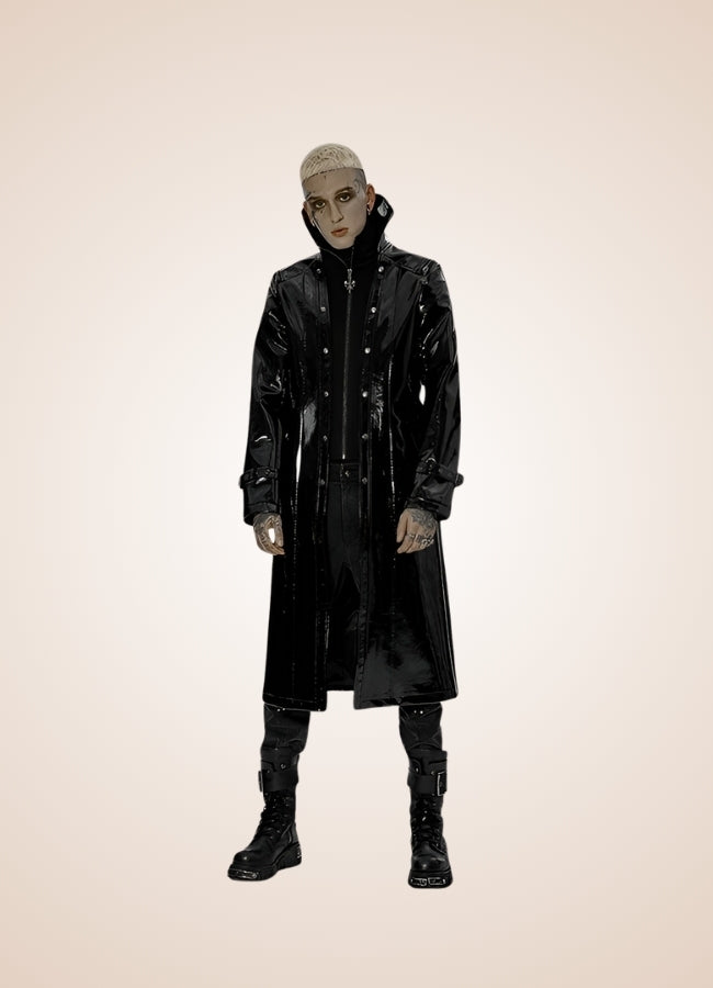 Black Punk Men's Frock Coat Black / 4XL black-punk-mens-frock-coat-black