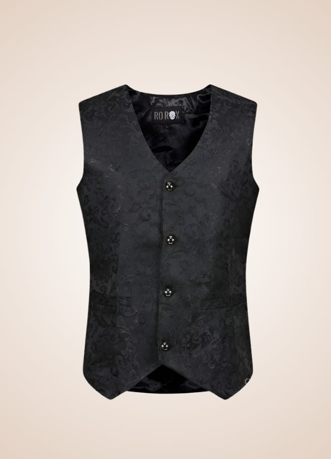 Black Renaissance Vest Black / XL black-renaissance-vest-black