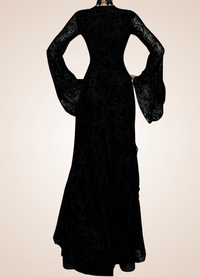 black steampunk corset dress Victorian Steampunk Corset Top and Skirt