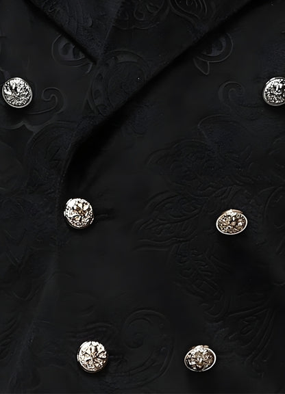 Black Steampunk Gothic Vest Black / L black-steampunk-gothic-vest-black