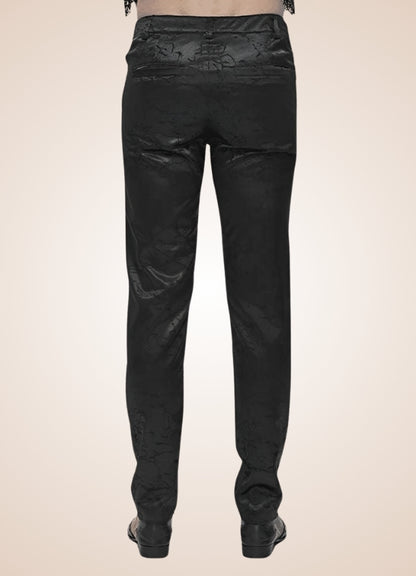 Black Victorian Gothic Pants Black / 3XL black-victorian-gothic-pants-black