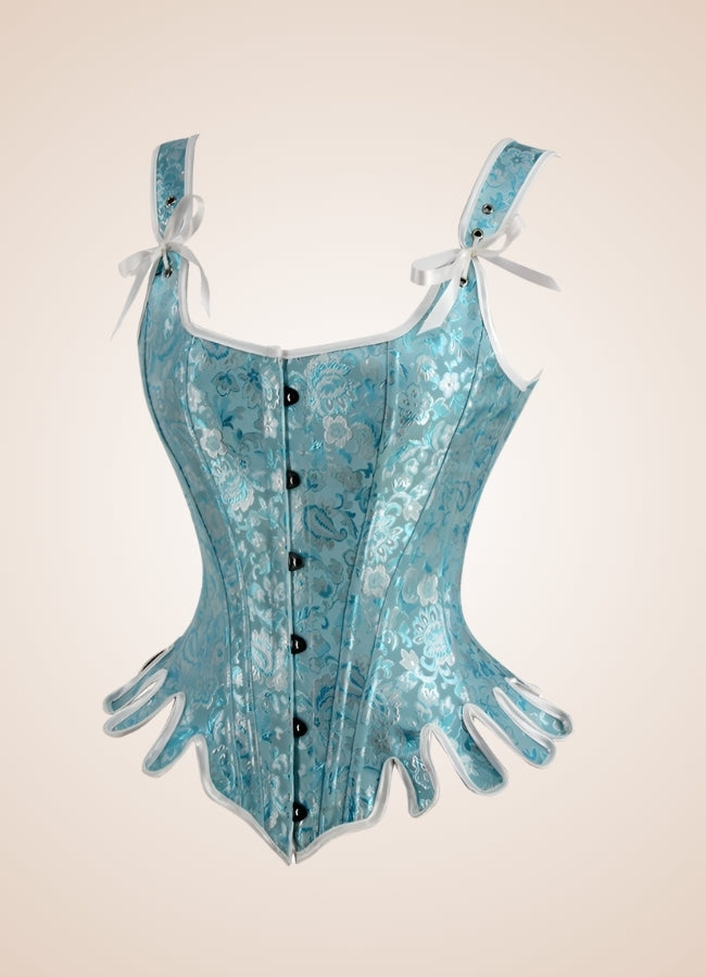 Blue Victorian Steampunk Corset Blue / XL blue-victorian-steampunk-corset-blue