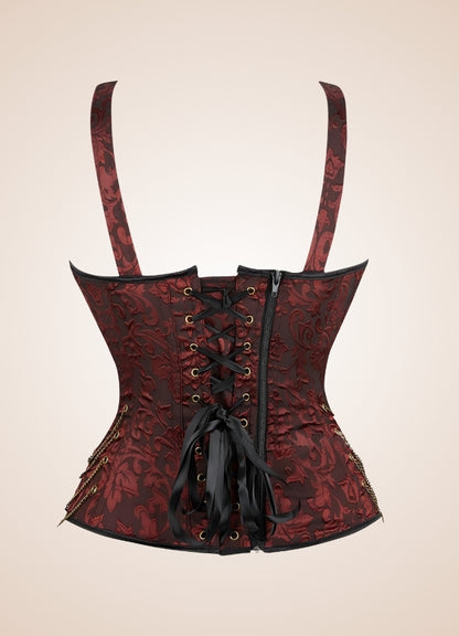 Brown Pirate Steampunk Corset Brown / 5XL brown-pirate-steampunk-corset-brown
