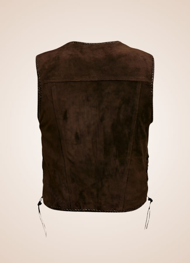 Brown Steampunk Motorcycle Vest Brown / XL brown-steampunk-motorcycle-vest-brown