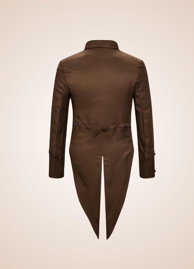 Brown Steampunk Tailcoat Brown / 4XL brown-steampunk-tailcoat-brown