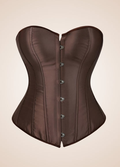 Classic Brown Steampunk Corset Brown / 4XL classic-brown-steampunk-corset-brown