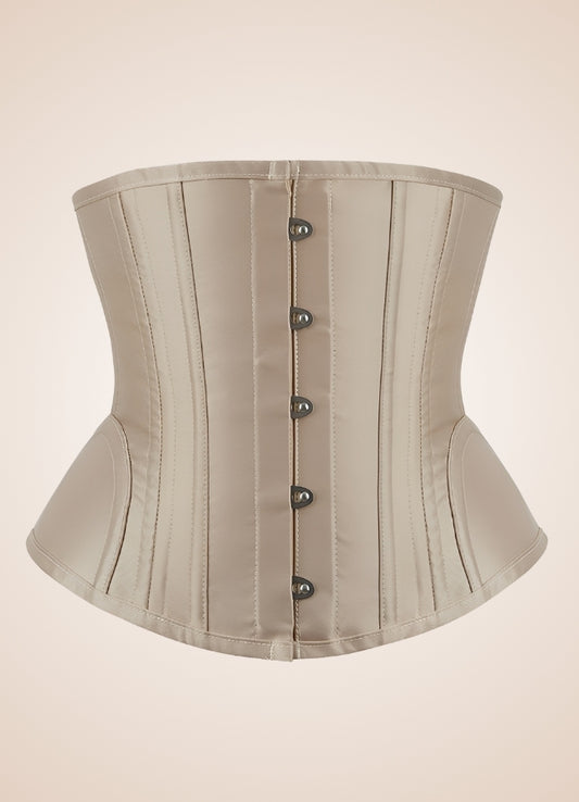 Cream Steampunk Corset Beige / 2XL cream-steampunk-corset-beige