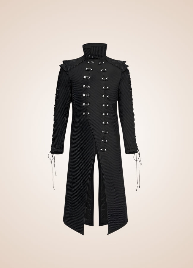 Dieselpunk Steampunk Coat Black / 4XL dieselpunk-steampunk-coat-black