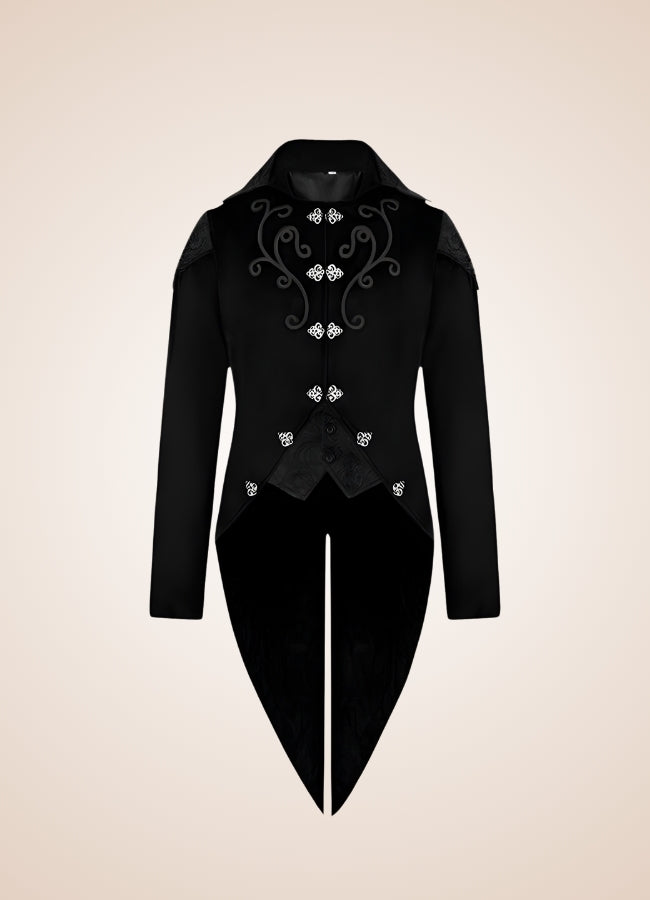 Gentleman Steampunk Coat Black / 3XL gentleman-steampunk-coat-black