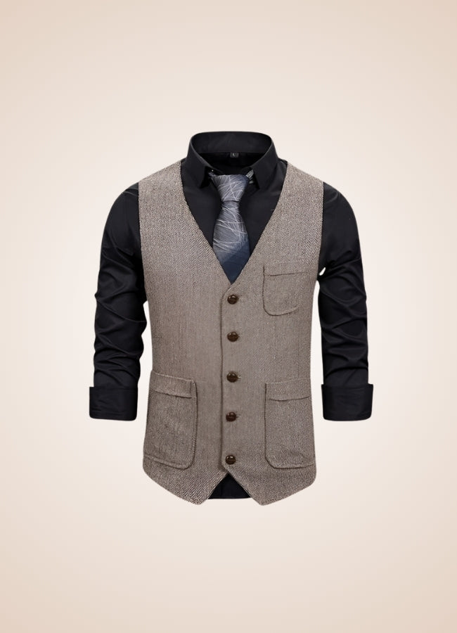 Gentleman Steampunk Vest Coffee / XL gentleman-steampunk-vest-coffee