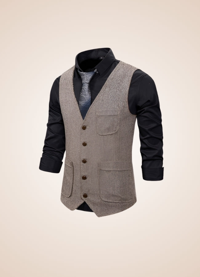 Gentleman Steampunk Vest Coffee / XL gentleman-steampunk-vest-coffee