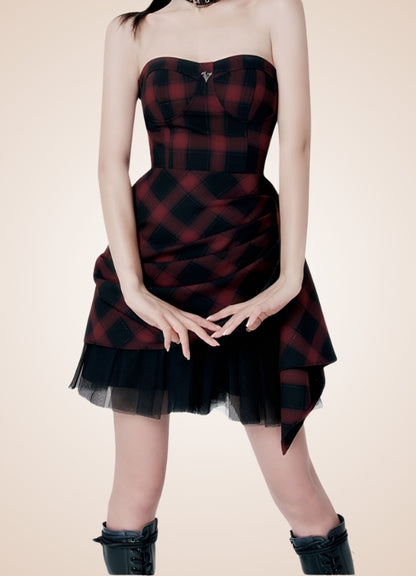 Goth Punk Mini Dress – Steampunk Outfit