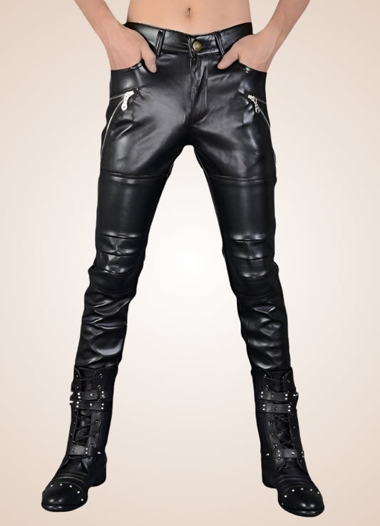 Gothic Faux Leather Pants Black / 38.0 gothic-faux-leather-pants-black