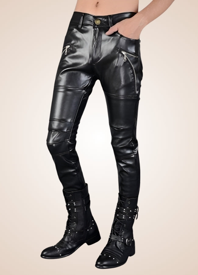 Gothic Faux Leather Pants Black / 38.0 gothic-faux-leather-pants-black