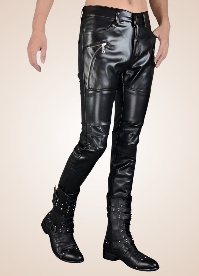 Gothic Faux Leather Pants Black / 38.0 gothic-faux-leather-pants-black