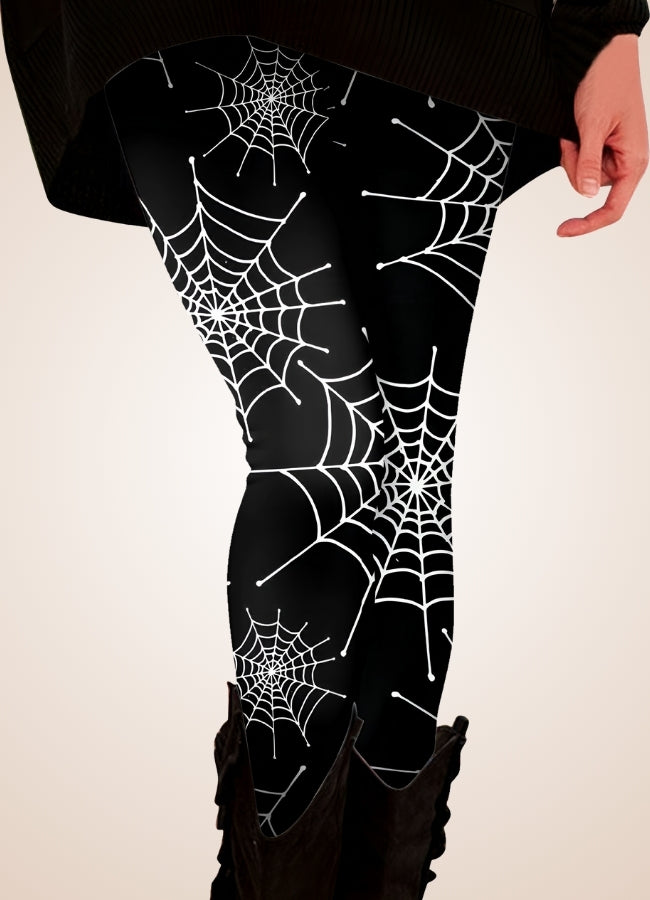 Gothic Halloween Legging Black / L gothic-halloween-legging-black