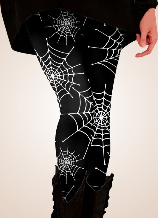 Gothic Halloween Legging Black / L gothic-halloween-legging-black