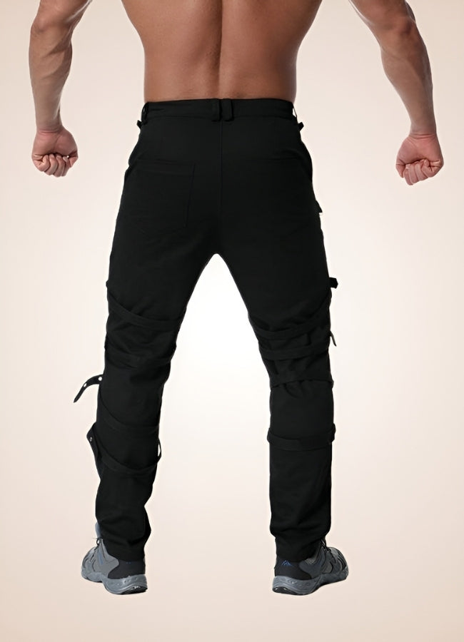 Gothic Punk Men Trousers Black / 38.0 gothic-punk-men-trousers-black