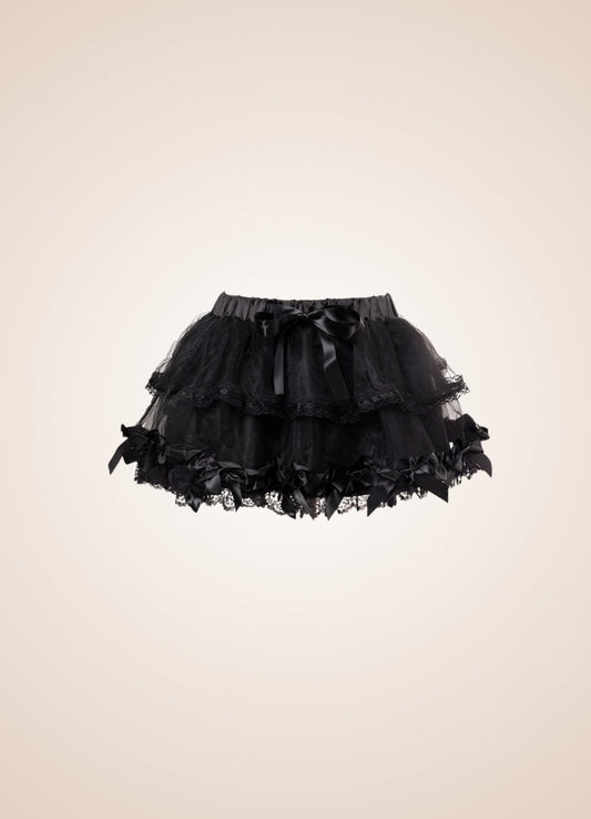 Gothic Ruffled Mini Skirt Black / M/L gothic-ruffled-mini-skirt-black