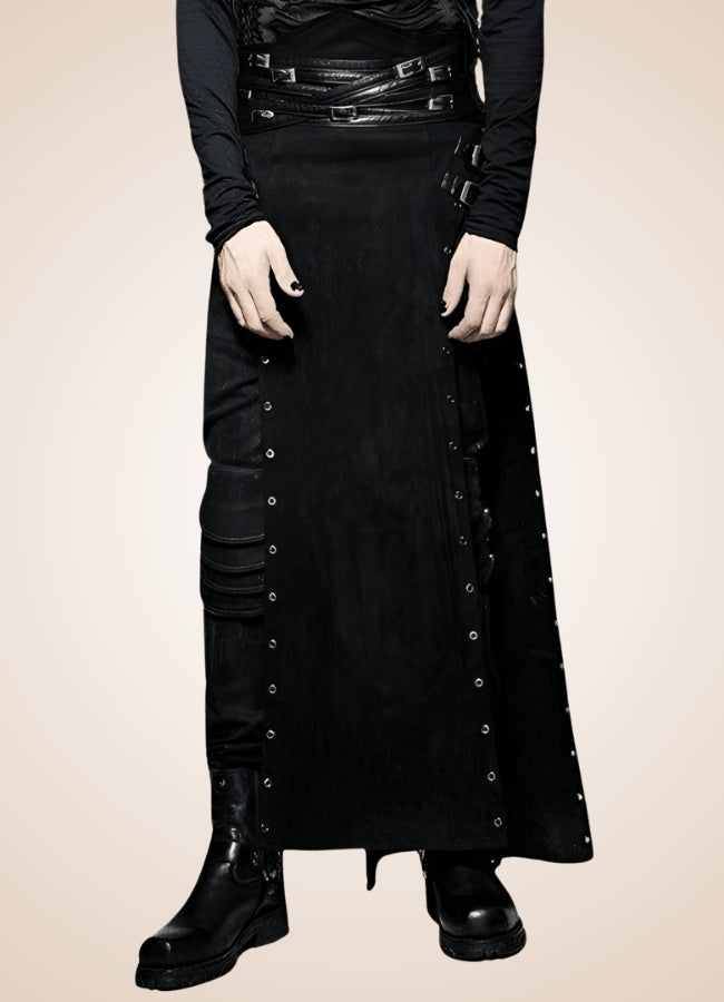 Gothic Skirt Pants Black / L-XL gothic-skirt-pants-black