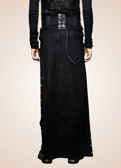 Gothic Skirt Pants Black / L-XL gothic-skirt-pants-black