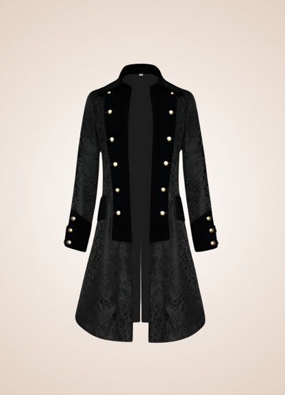 Gothic Steampunk Coat Black / 3XL gothic-steampunk-coat-black