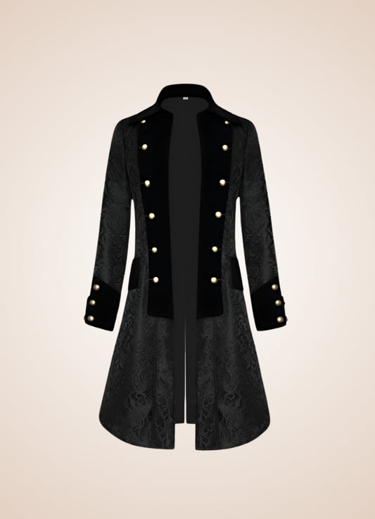 Gothic Steampunk Coat Black / 3XL gothic-steampunk-coat-black