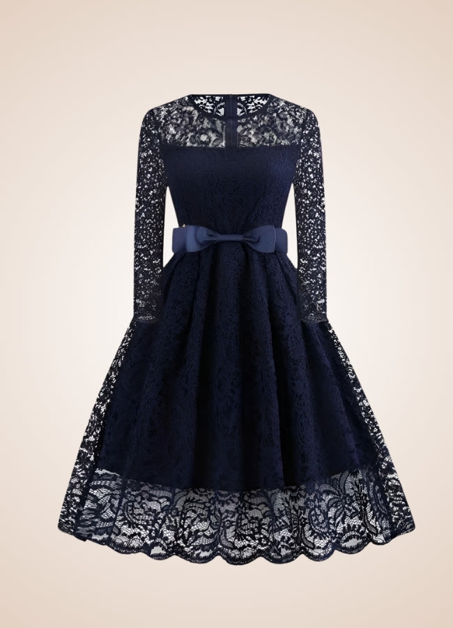 Gothic Summer Mini Dress Navy Blue / XL gothic-summer-mini-dress-navy-blue