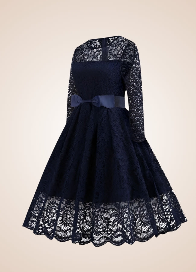 Gothic Summer Mini Dress Navy Blue / XL gothic-summer-mini-dress-navy-blue